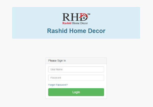 Rashid Home Decor Software
