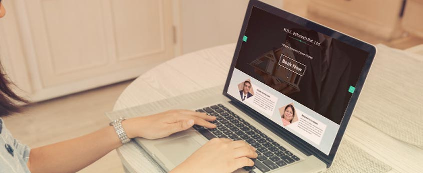 Single/One Page Website Designing and Development Services in Noida